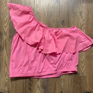 Woman’s ruffle off the shoulder top!